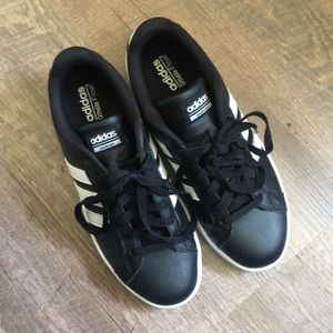 Adidas cloudfoam ortholite float striped sneakers